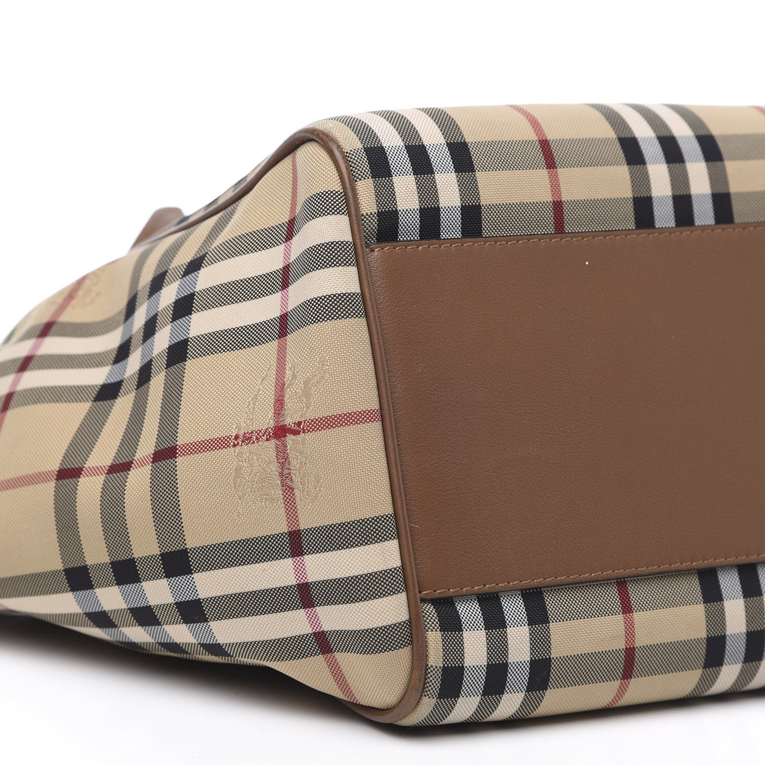 Burberry Horseferry Check Diaper Bag Tote Tan 7 of 12
