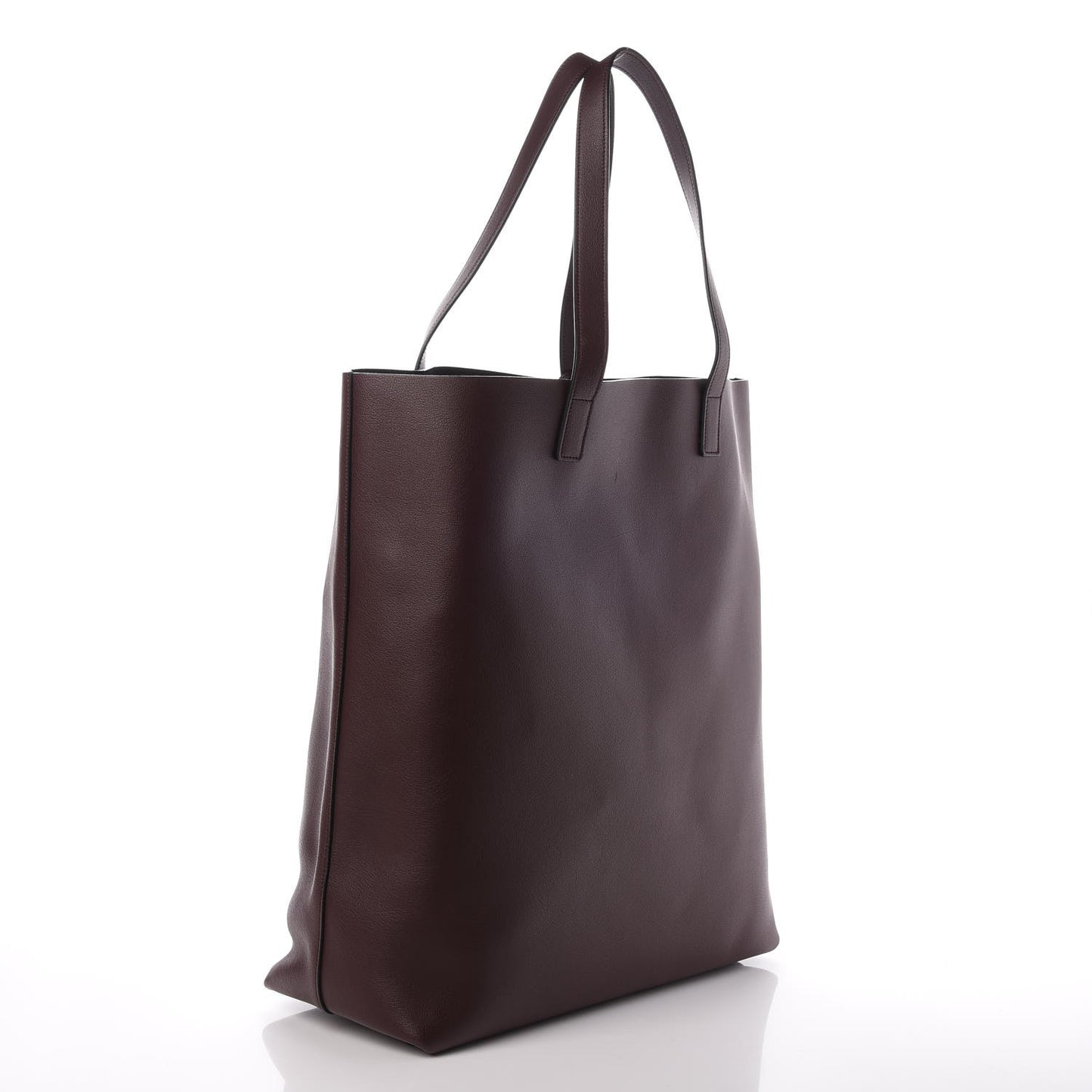 Calfskin Medium Shopping Tote Bordeaux