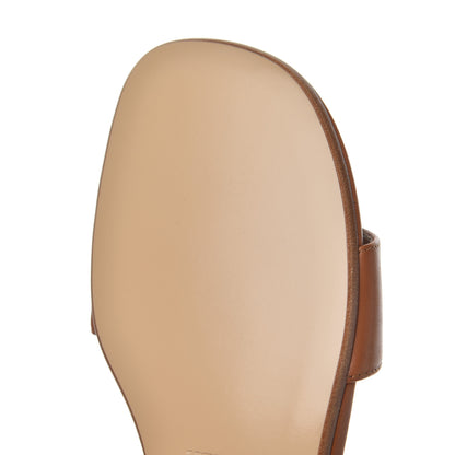 Hermes Heritage Calfskin Baia Sandals 38 Naturel 12 of 13
