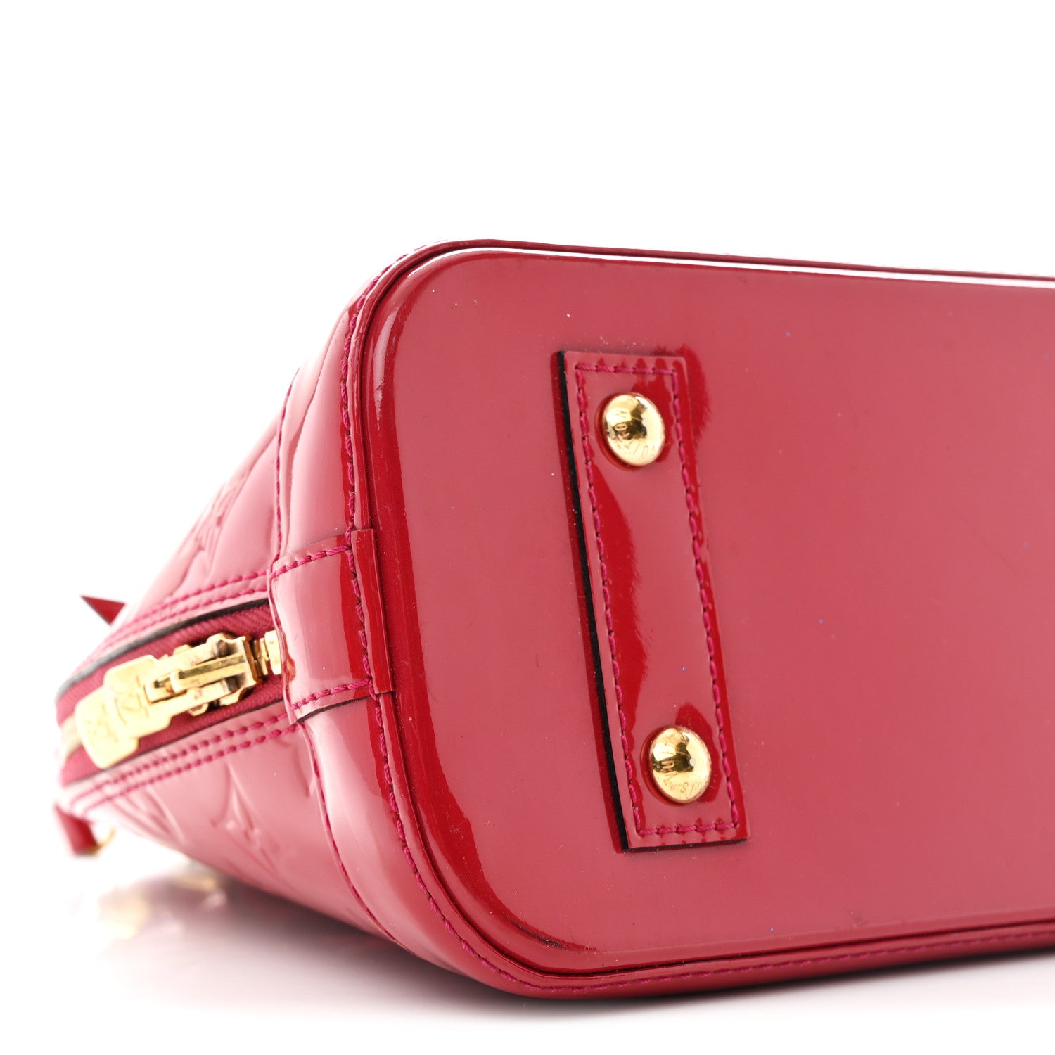 Louis Vuitton Vernis Alma BB Rose Indien 9 of 12