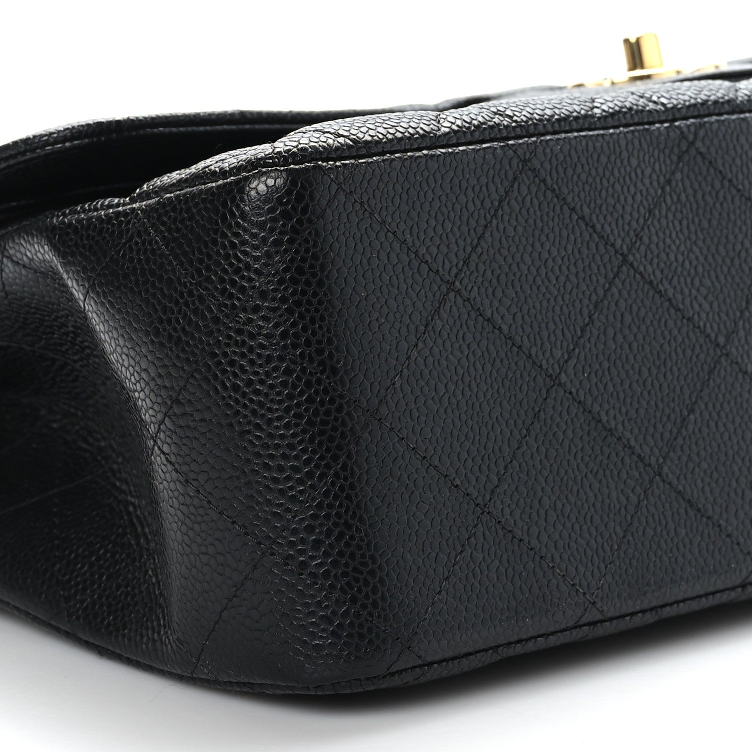 Chanel Caviar Quilted Jumbo Double Flap Black 8 of 9