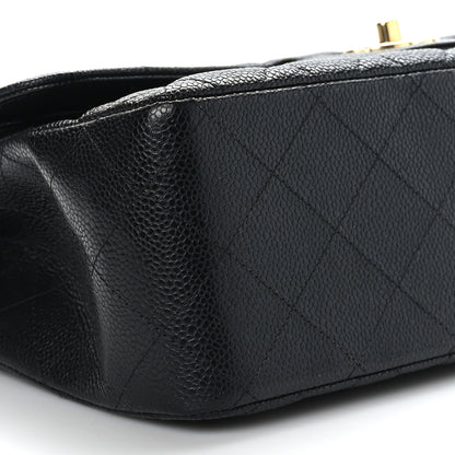Chanel Caviar Quilted Jumbo Double Flap Black 8 of 9