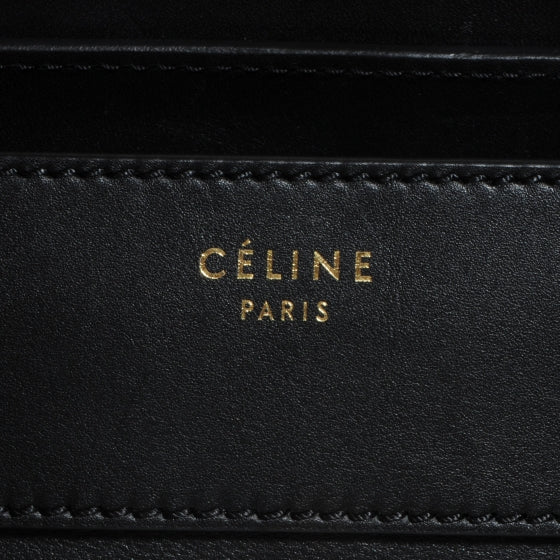 Smooth Calfskin Mini Luggage Black