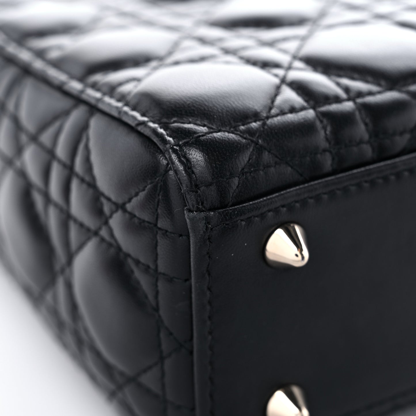 Lambskin Cannage Small My ABCDior Lady Dior Black