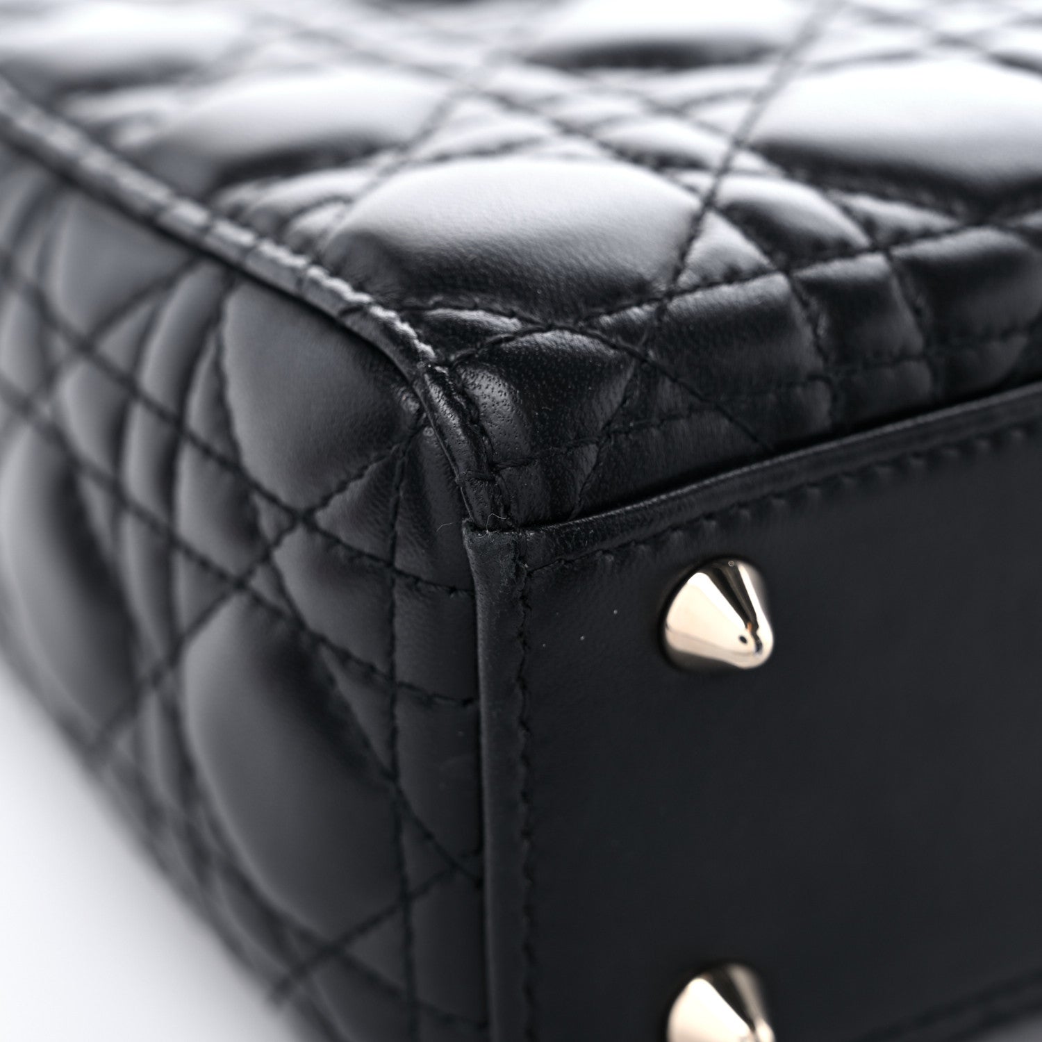 Christian Dior Lambskin Cannage Small My ABCDior Lady Dior Black 10 of 12