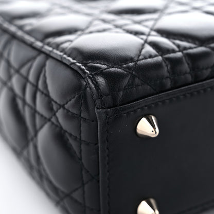 Christian Dior Lambskin Cannage Small My ABCDior Lady Dior Black 10 of 12