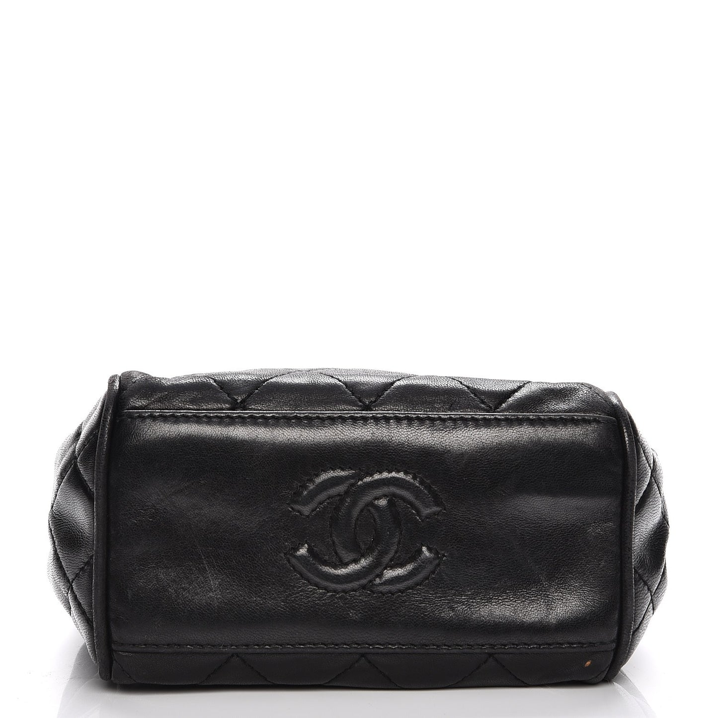 Lambskin Quilted Small Shoulder Bag Black