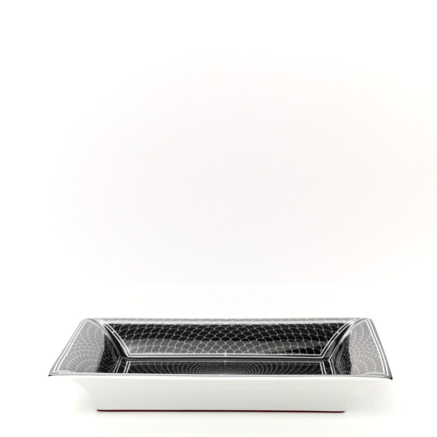 Hermes Porcelain H Deco Change Tray Black 5 of 8