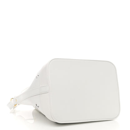 Louis Vuitton Calfskin Monogram Cutout Petit Noe White 4 of 10