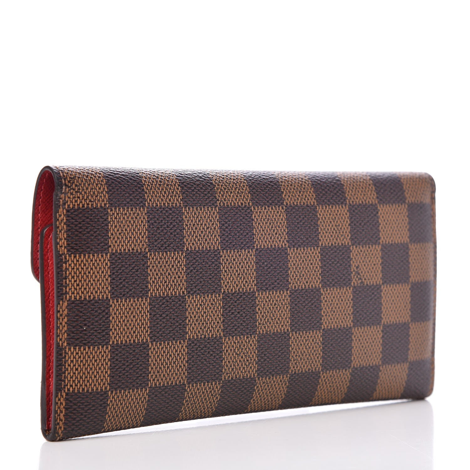 Louis Vuitton Damier Ebene Josephine Wallet Red 4 of 9