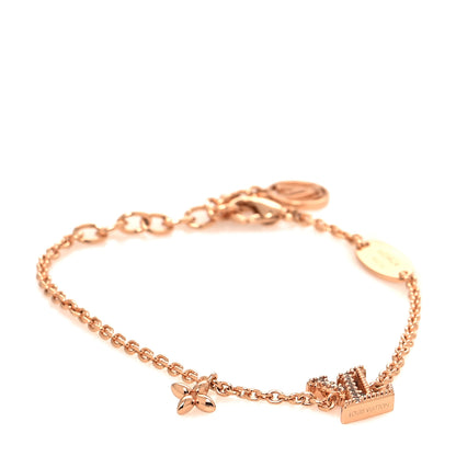 Louis Vuitton Metal Crystal LV Iconic Blush Bracelet Blush Pink 1 of 6