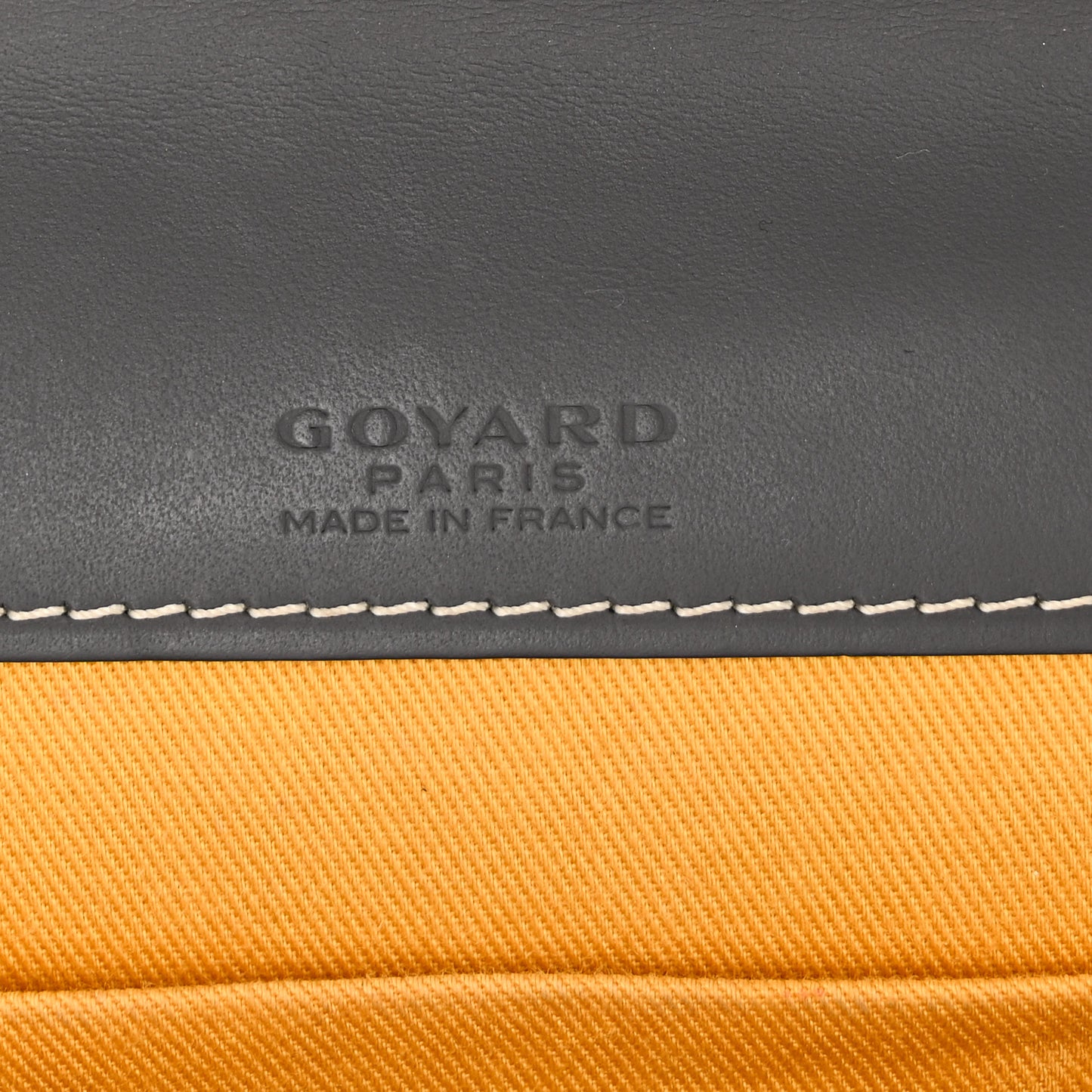 Goyardine Monte Carlo Bois Clutch With Strap Gray
