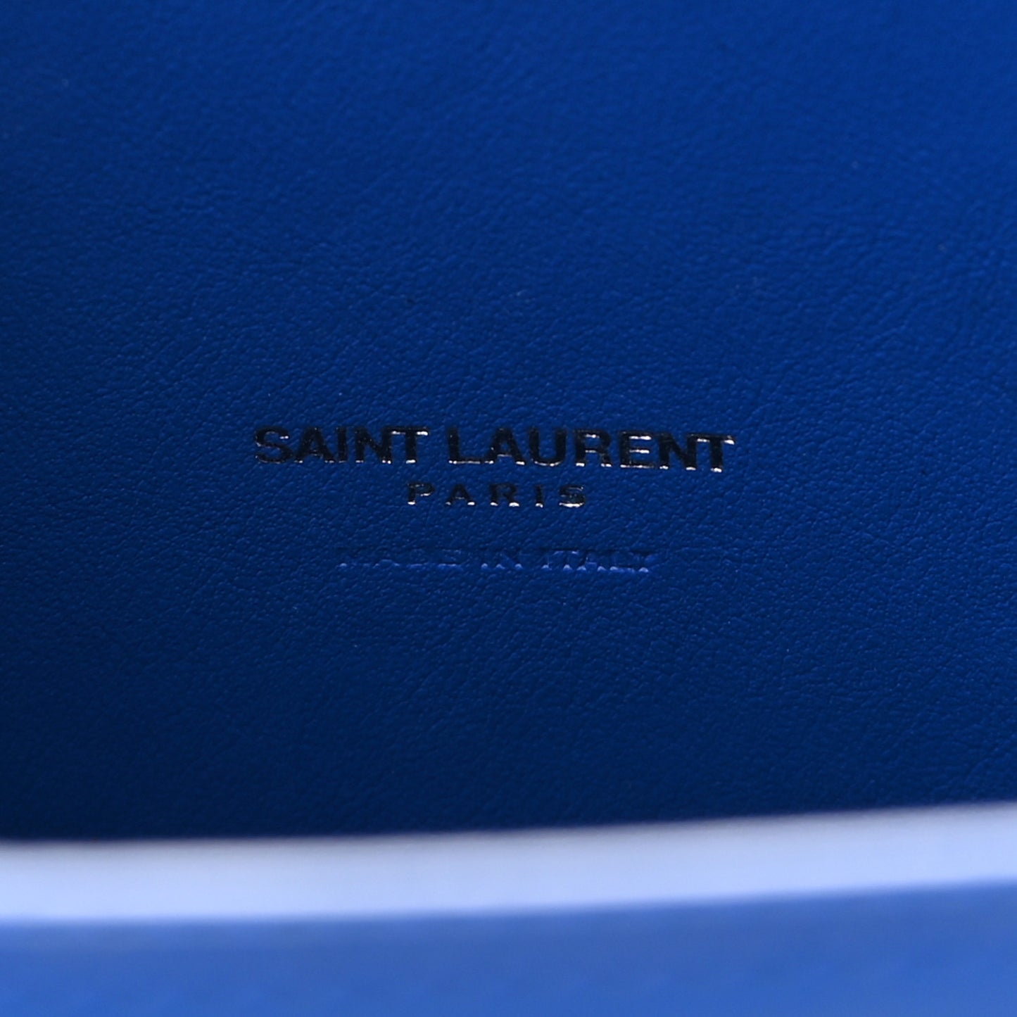 Calfskin Crocodile Embossed Small Sac De Jour Royal Blue