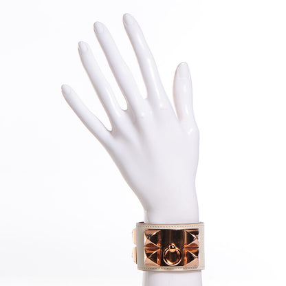 Hermes Swift Collier de Chien CDC Bracelet S Craie 2 of 7