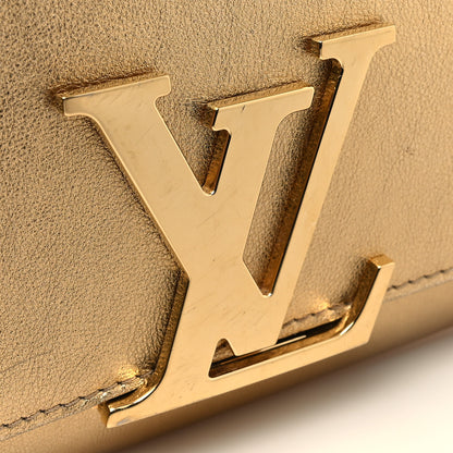 Louis Vuitton Calfskin Neo Sobe Louise EW Clutch Gold 12 of 12