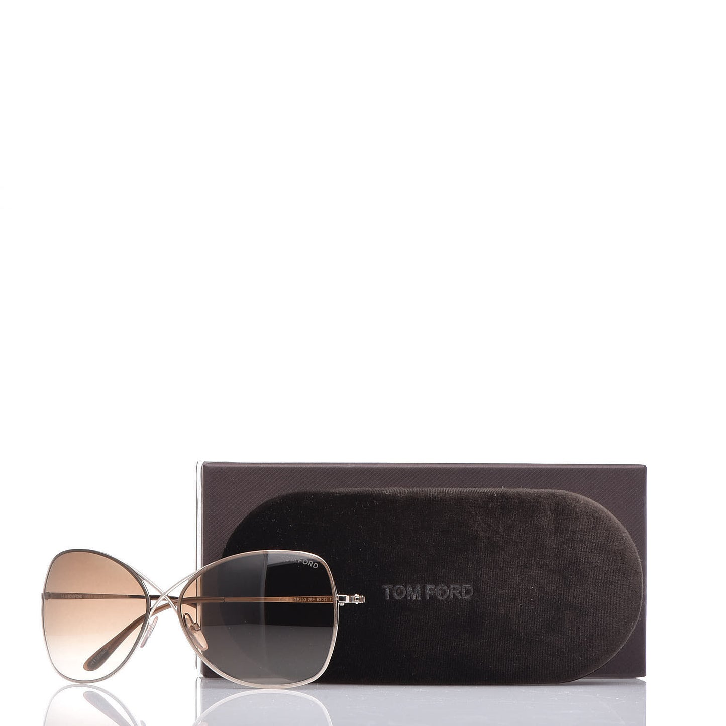 Colette Butterfly Sunglasses TF250 Rose Gold