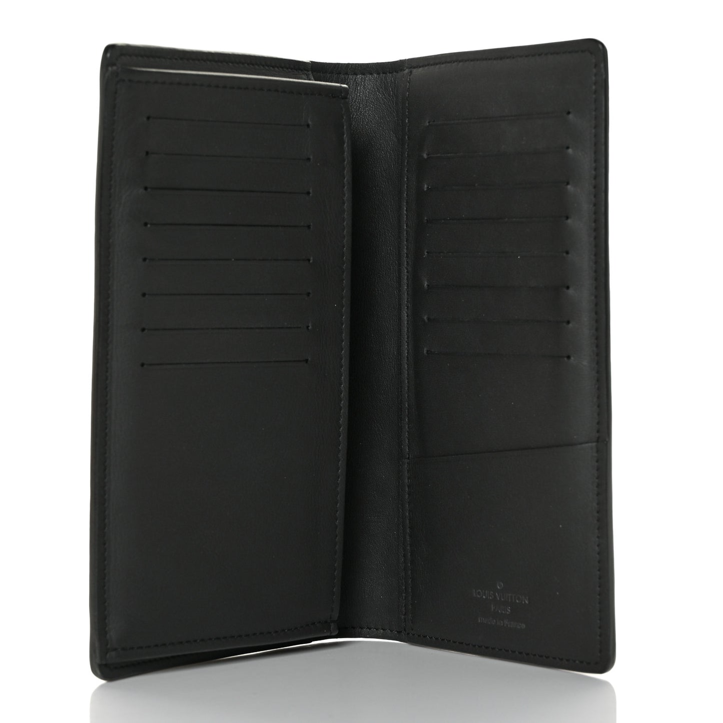 Calfskin Monogram Shadow Brazza Wallet Black