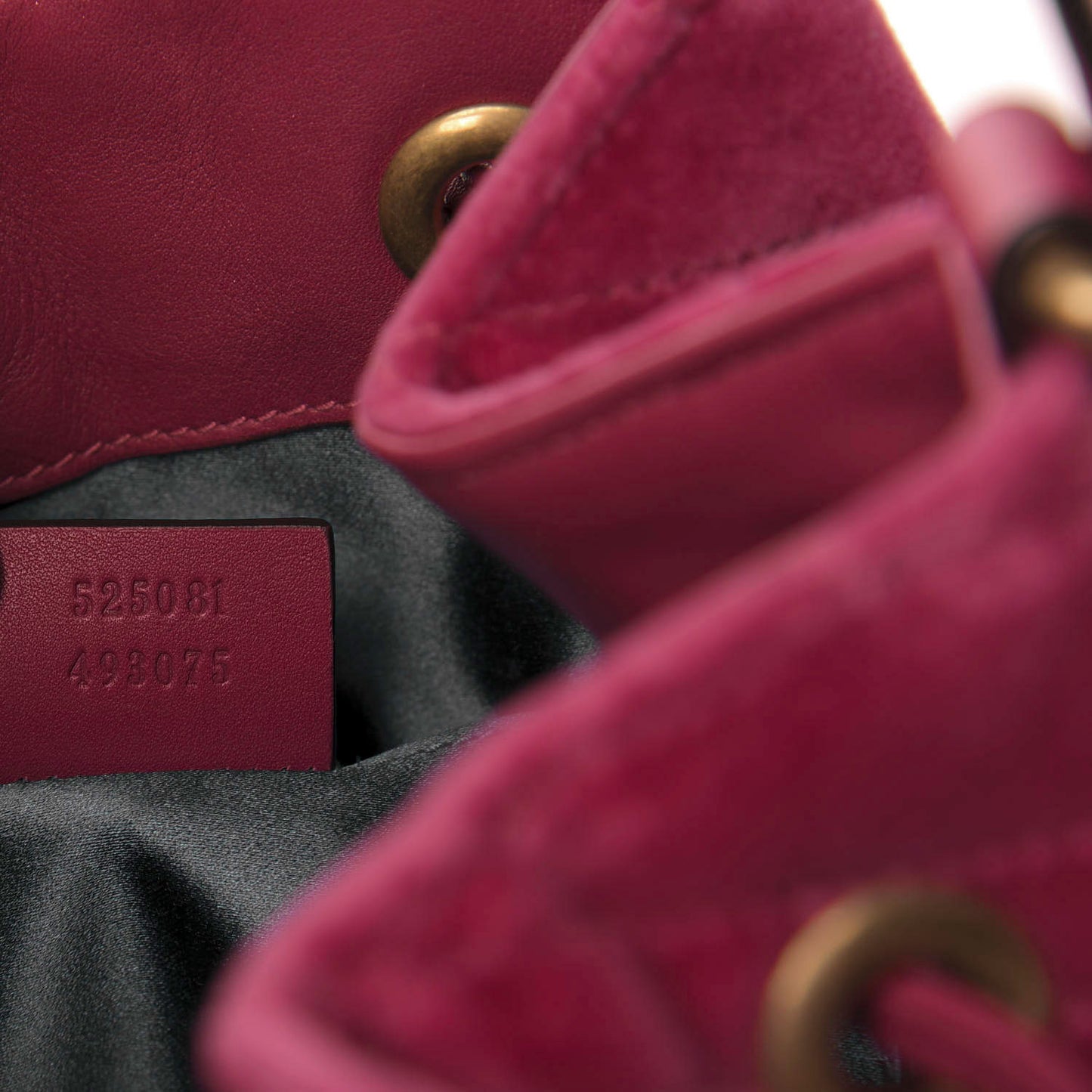 Velvet Matelasse GG Marmont Bucket Bag Light Raspberry Rose