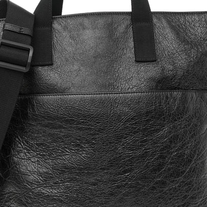 Balenciaga Agneau Arena Explorer Tote Bag with Strap Black 7 of 9