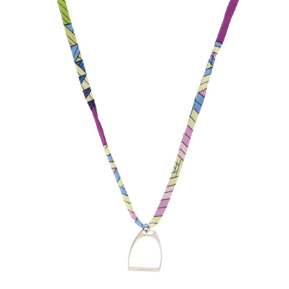 Hermes Silk Tourbillon de Couleurs Necklace Multicolor 1 of 5