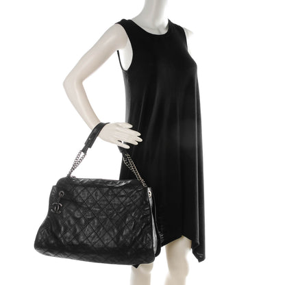 Chanel Calfskin CC Crave Tote Black 2 of 7