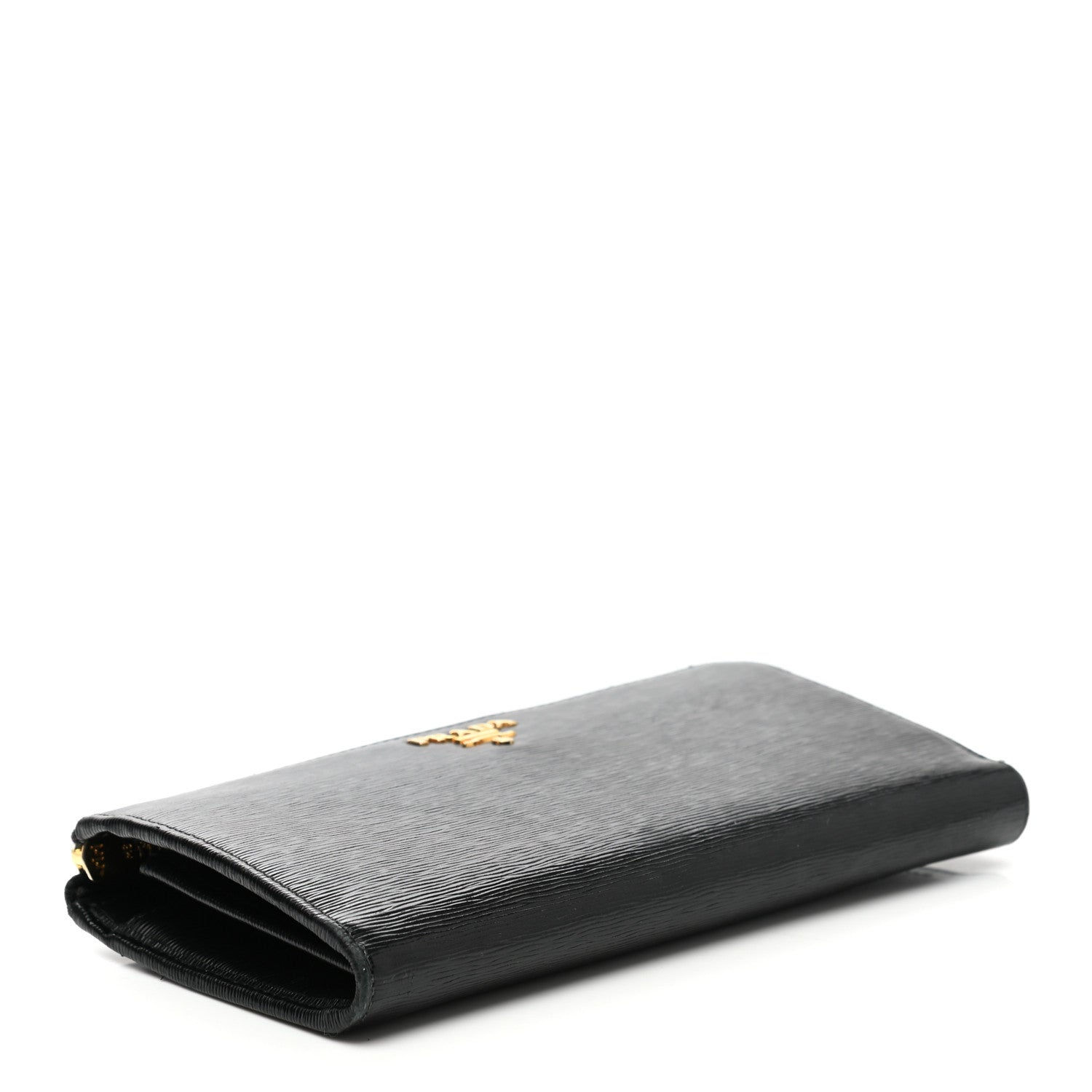 Prada Vitello Move Half Zip Wallet Black 4 of 11