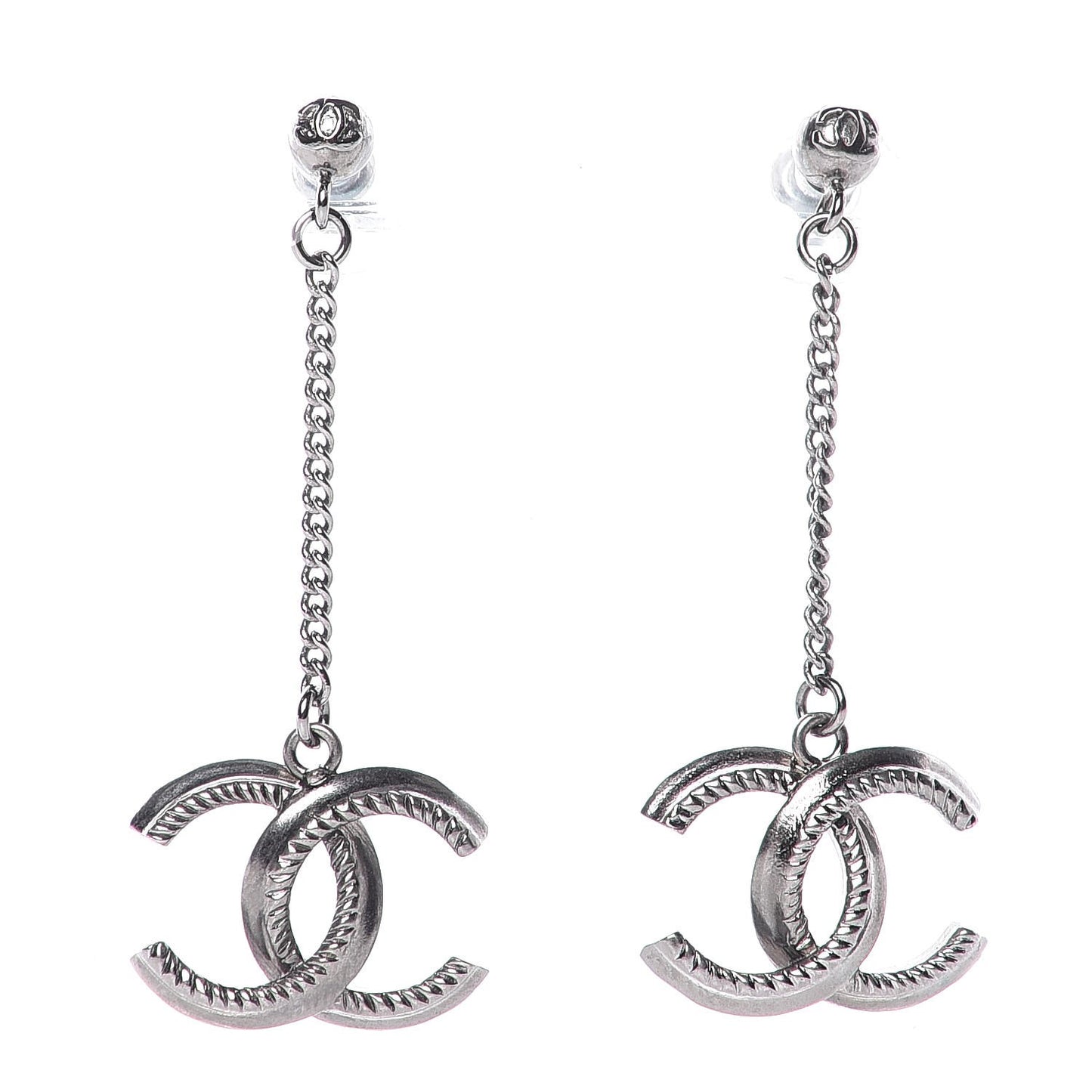 Ruthenium CC Drop Earrings