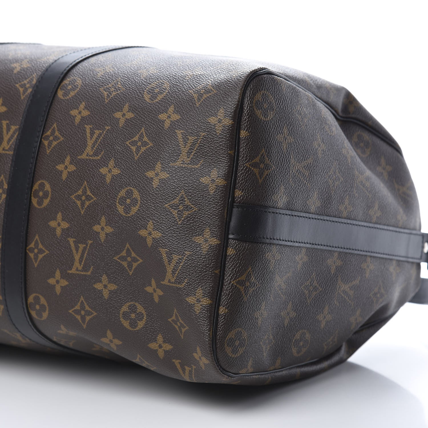 Louis Vuitton Monogram Macassar Keepall Bandouliere 45 9 of 10