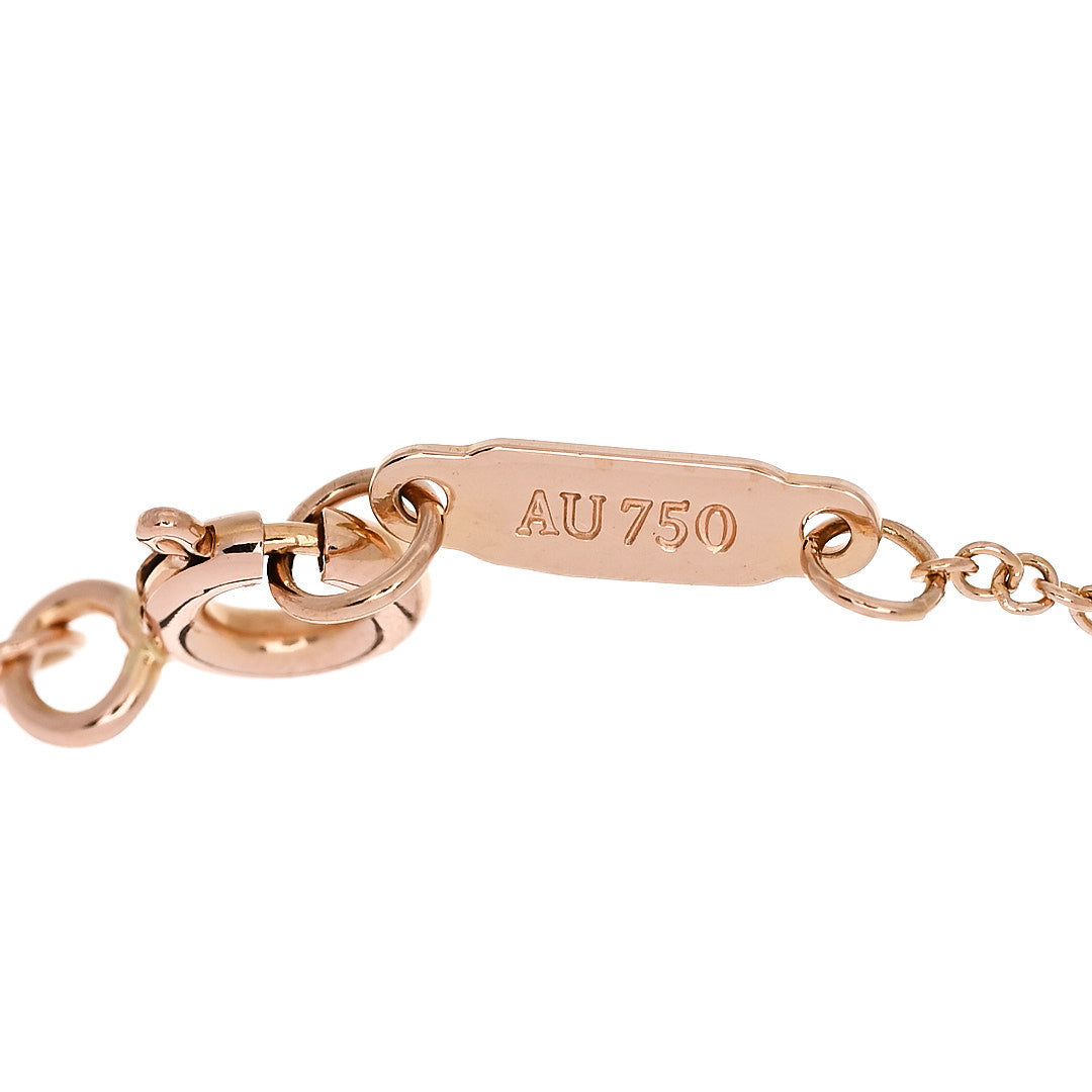 Tiffany 18K Rose Gold Diamond Bow Bracelet 3 of 4