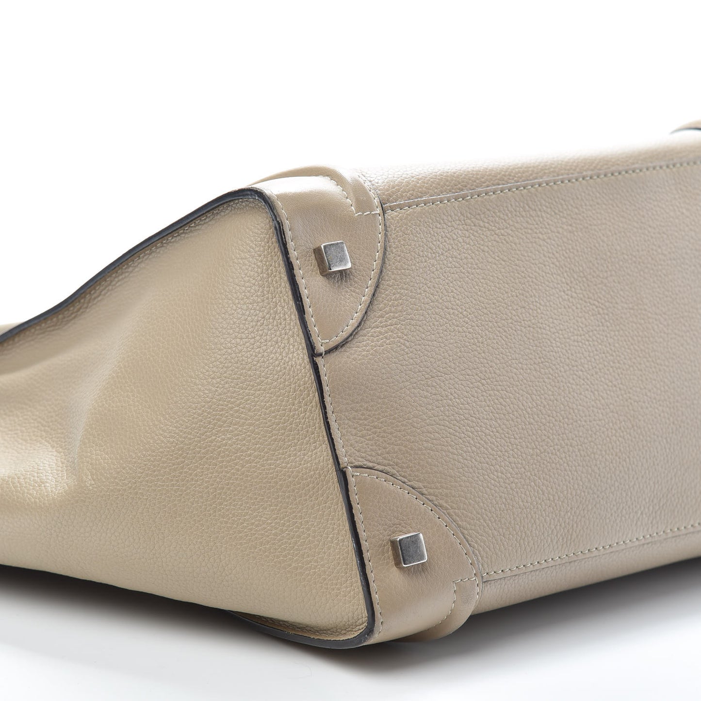 Drummed Calfskin Mini Luggage Dune