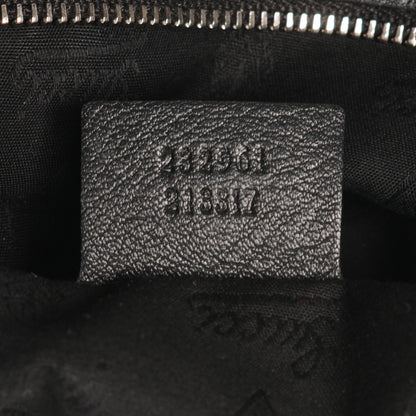 Gucci Guccissima Medium Icon Bit Hobo Black 7 of 9