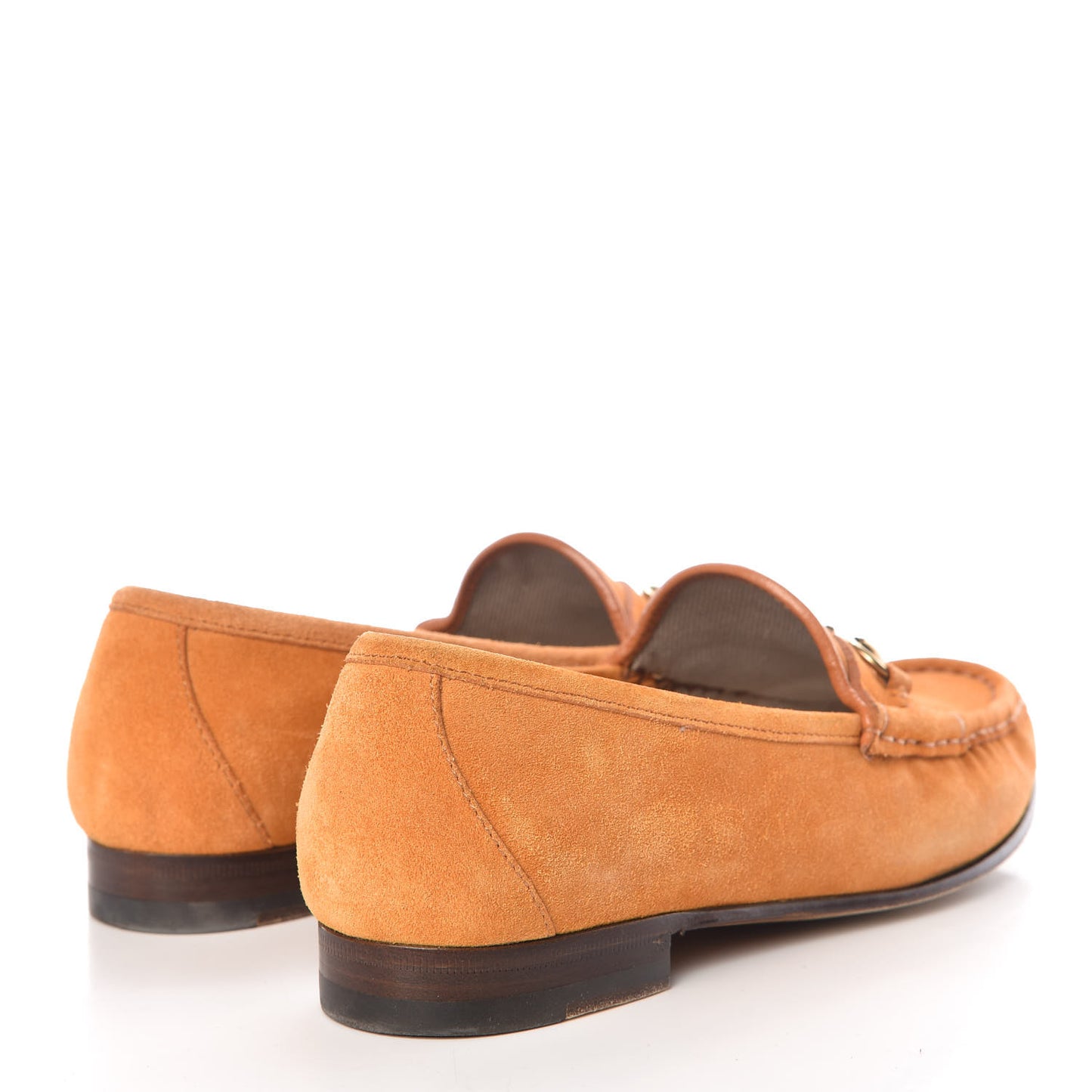 Suede Womens 1953 Horsebit Loafers 38 Yellow
