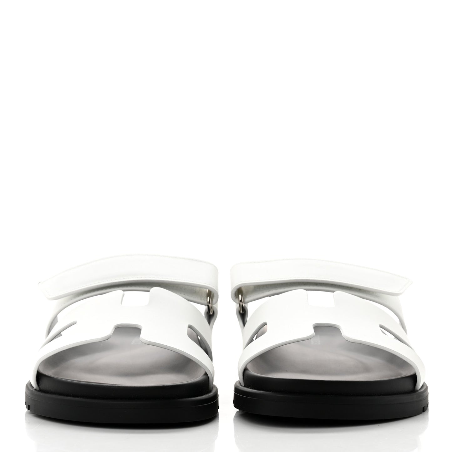 Calfskin Womens Chypre Sandals 35.5 White