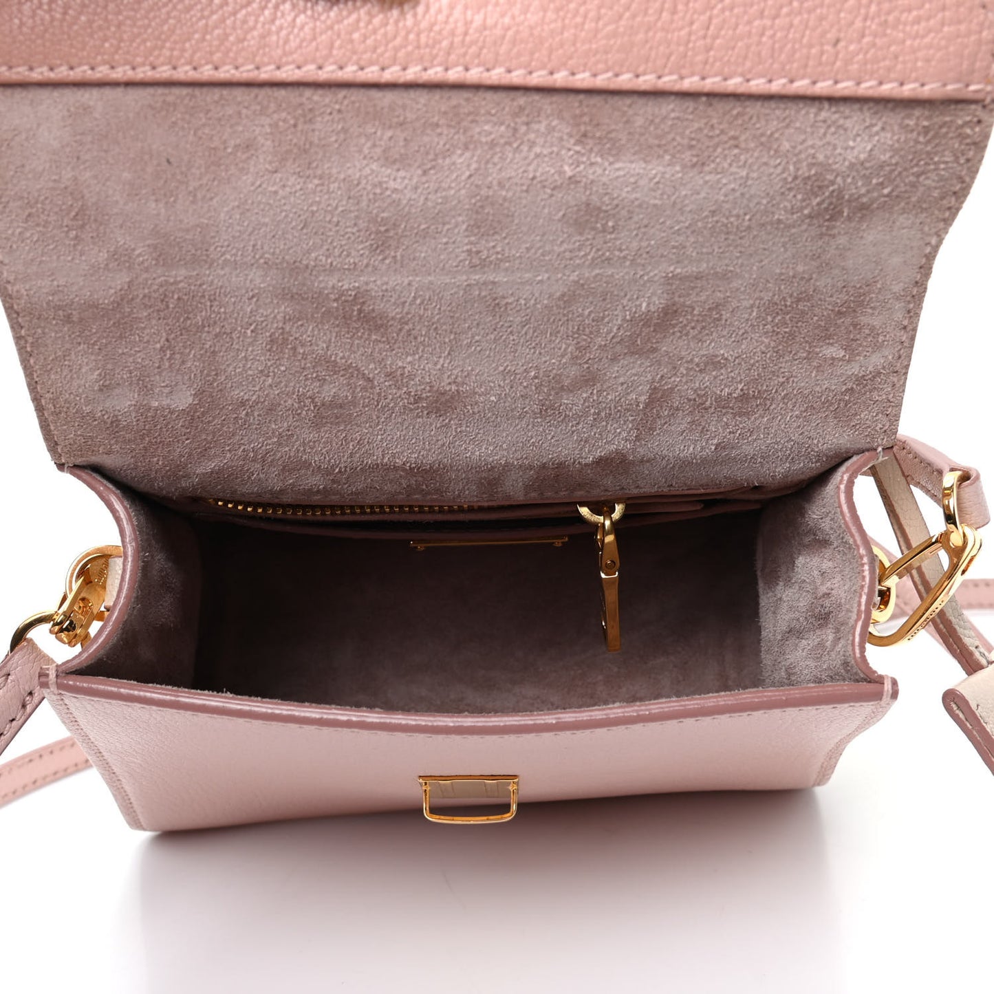 Goatskin Madras Mini Top Handle Bag Orchidea Gemma
