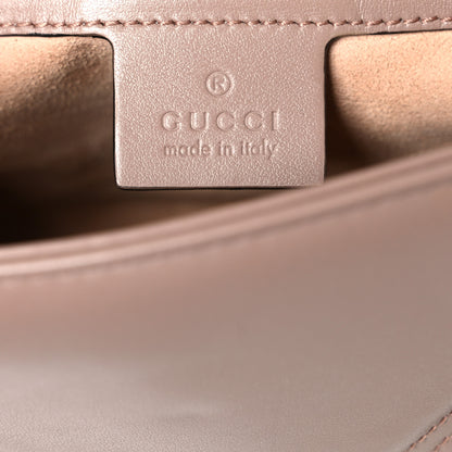 Gucci Calfskin Matelasse Small GG Marmont Shoulder Bag Porcelain Rose 6 of 12