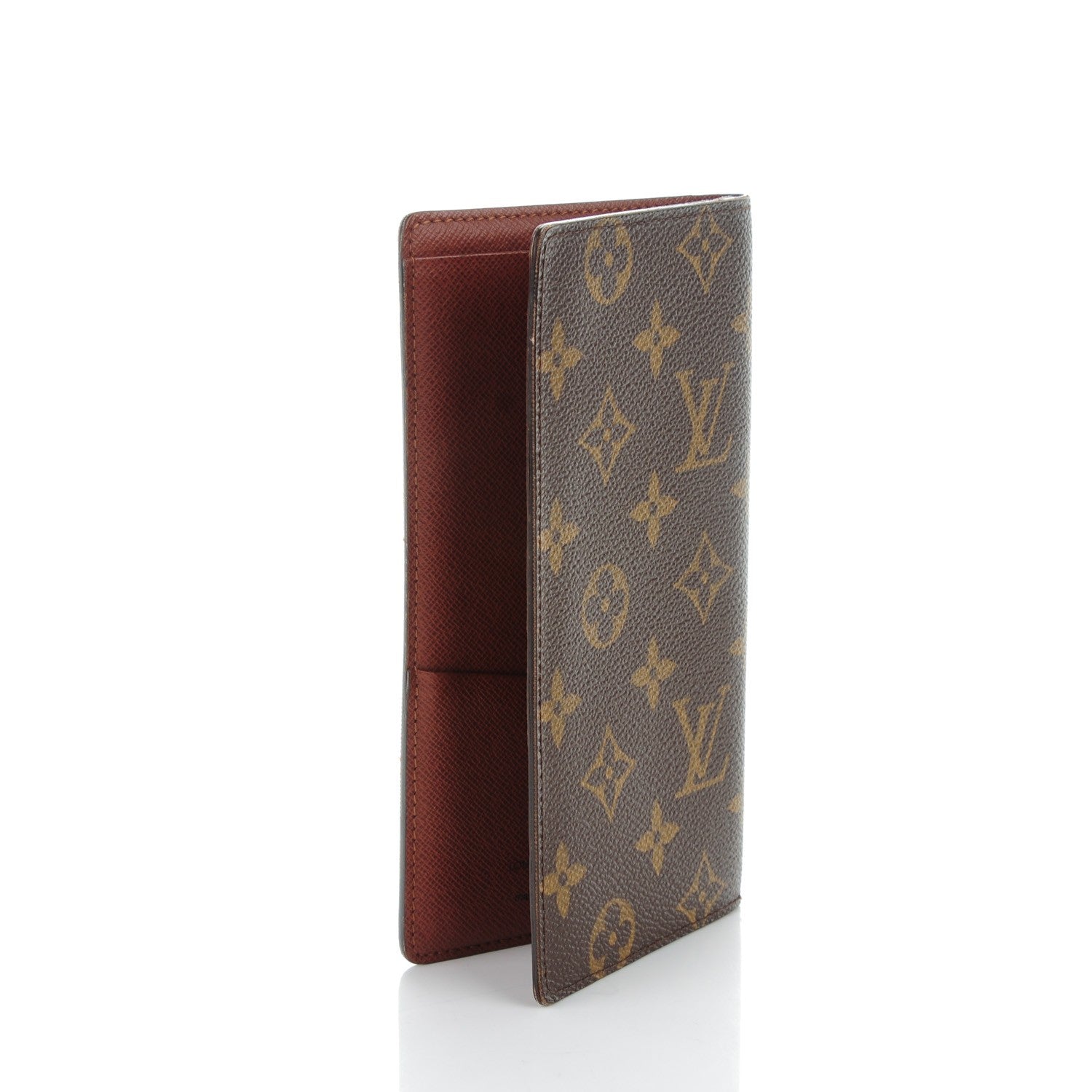 Louis Vuitton Monogram Porte Valeurs Checkbook Wallet 3 of 8