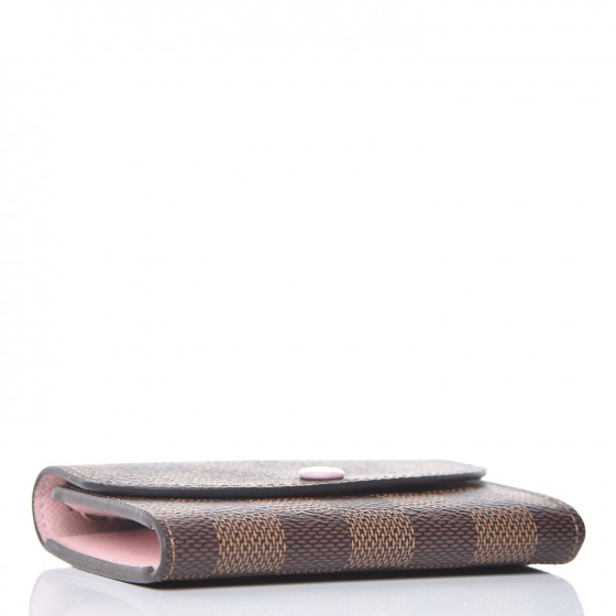 Louis Vuitton Damier Ebene Rosalie Coin Purse Rose Ballerine 4 of 8