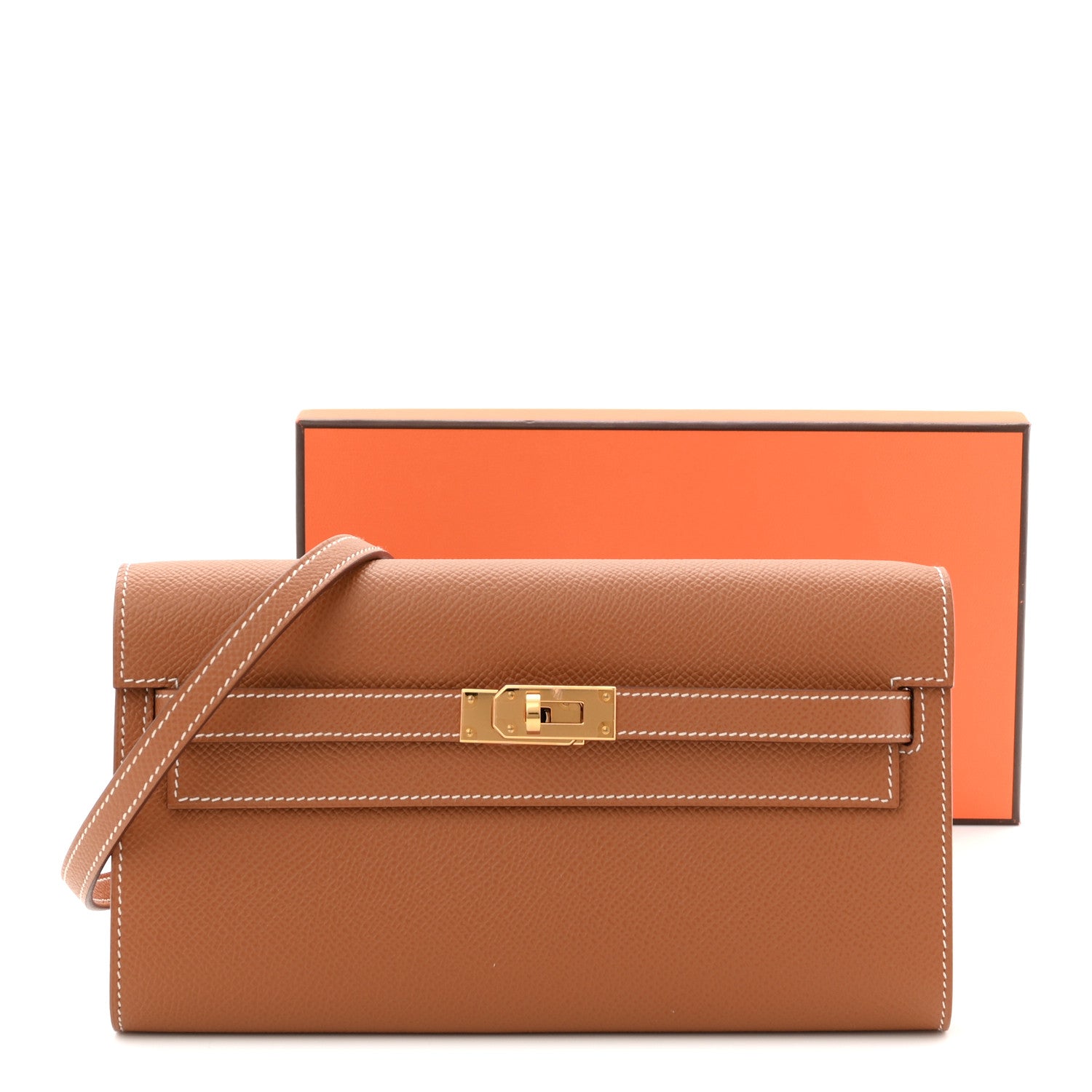 Hermes Epsom Kelly Wallet To Go Gold 19 of 21
