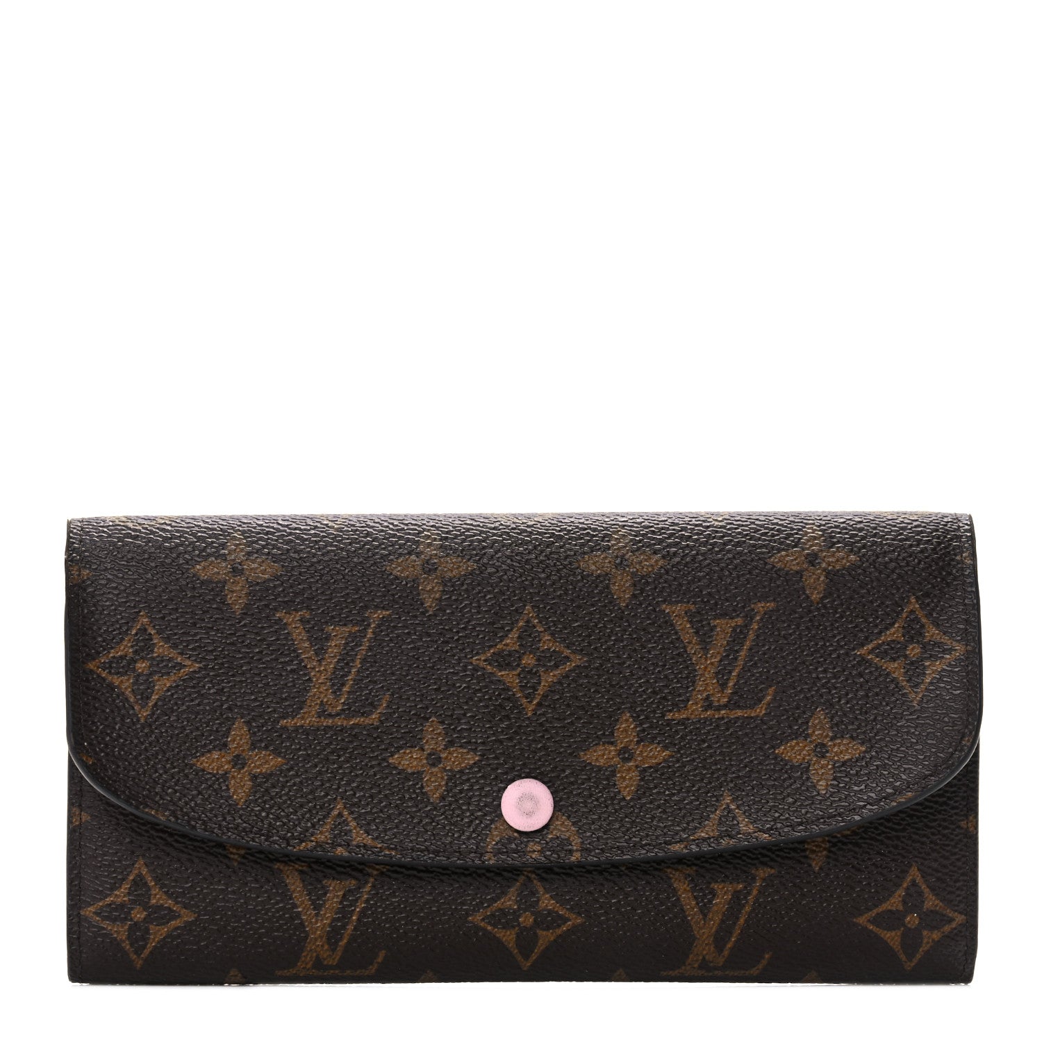 Louis Vuitton Monogram Emilie Wallet Rose Ballerine 1 of 11