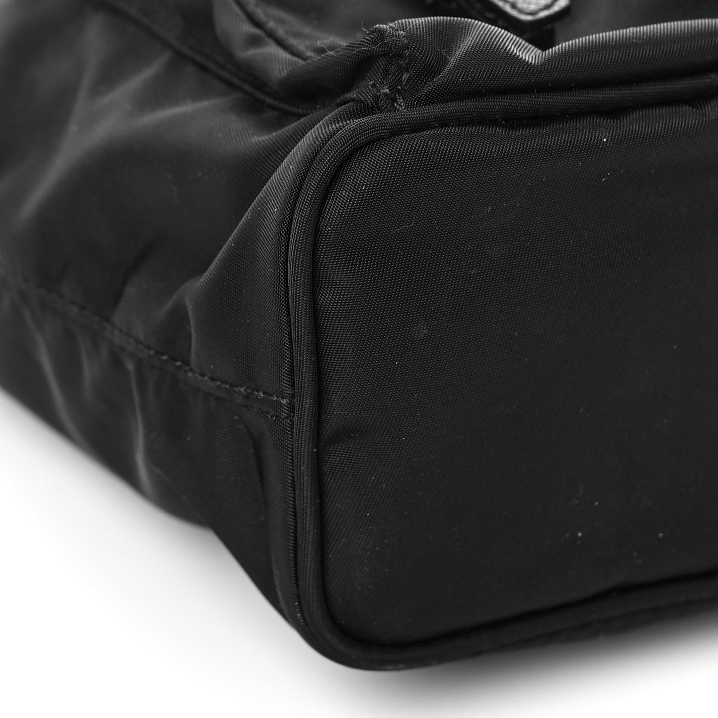 Nylon Vela Mini Crossbody Backpack Black