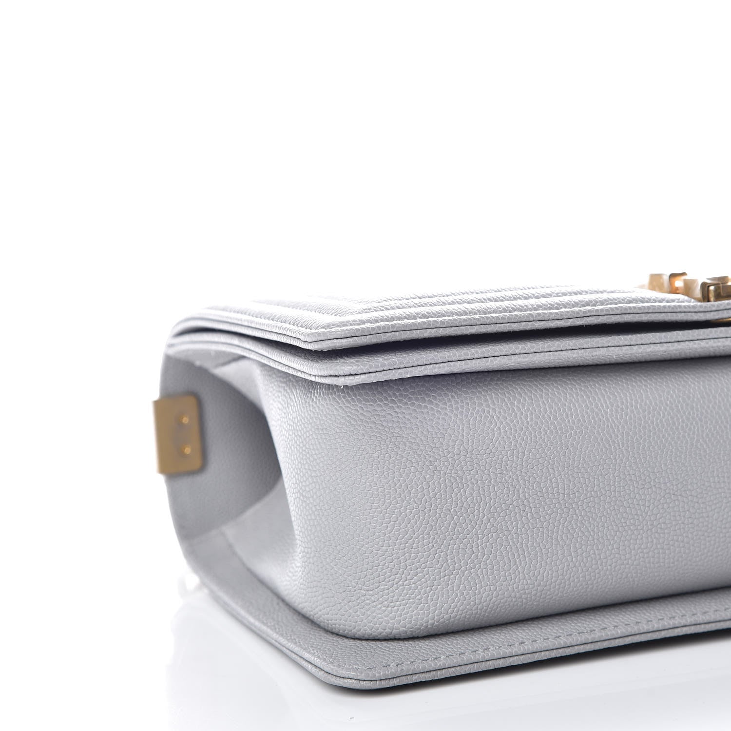 Chanel Caviar Quilted Medium Boy Flap Grey 5 of 10