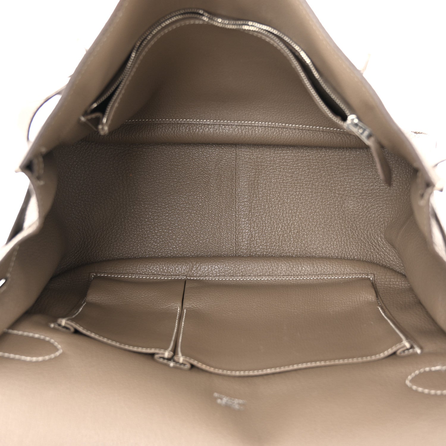 Hermes Taurillon Clemence Jypsiere 34 Etoupe 5 of 13