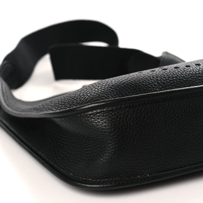 Hermes Taurillon Clemence Evelyne PM Black 8 of 9