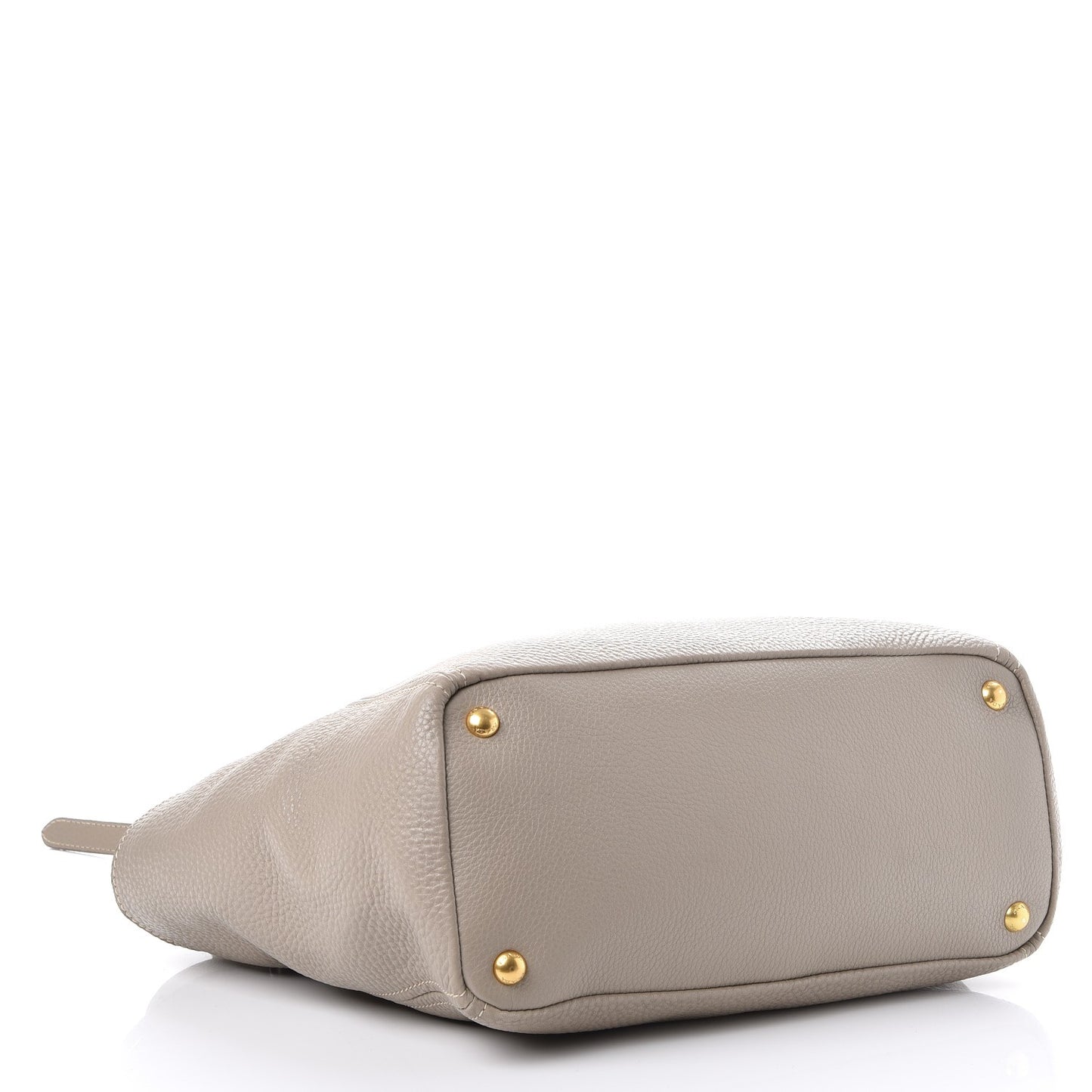 Vitello Daino Side Pocket Tote Pomice