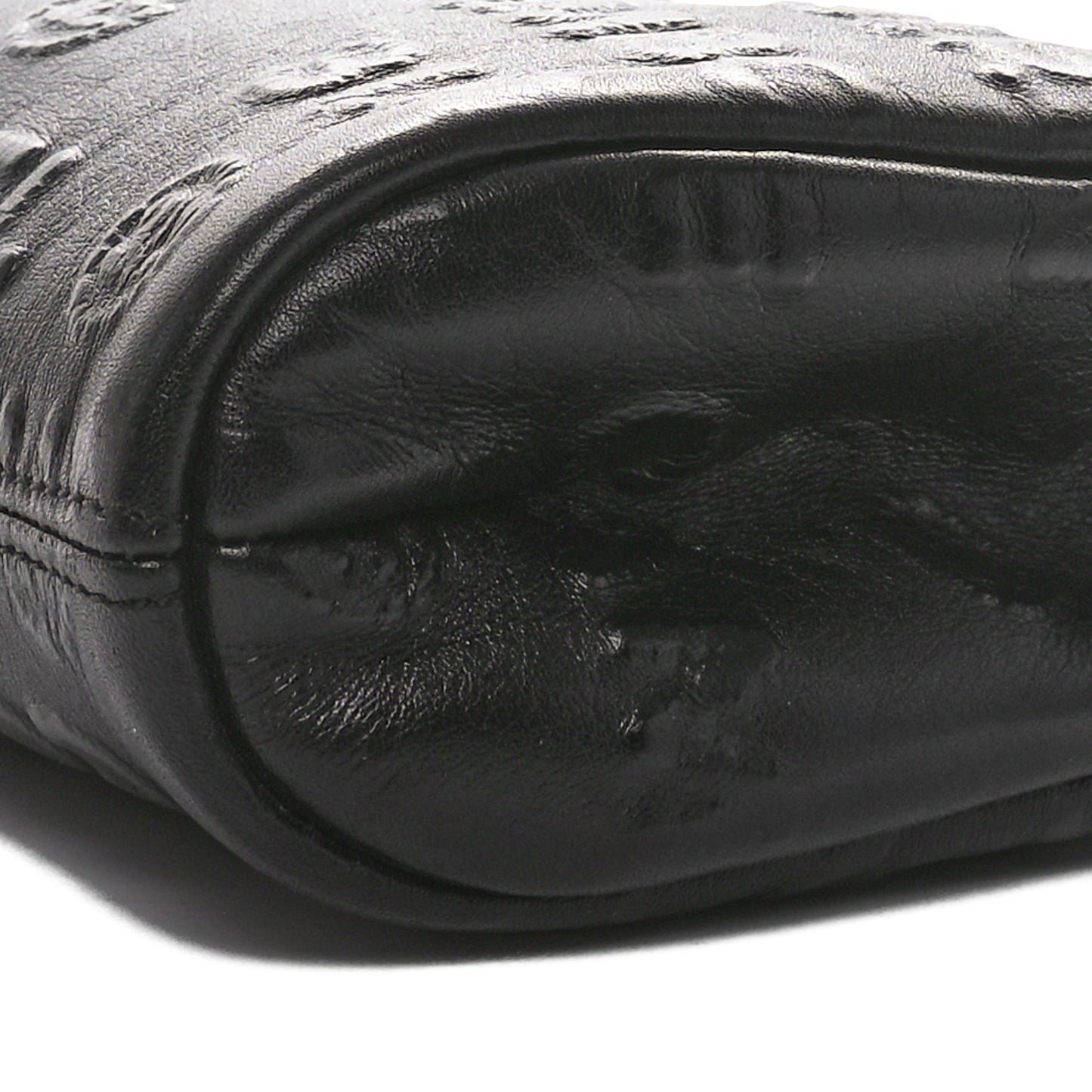 Lambskin Rue Cambon Wristlet Black