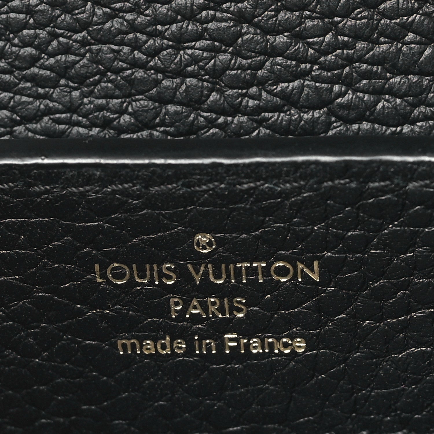 Louis Vuitton Taurillon Capucines Mini Black 6 of 10