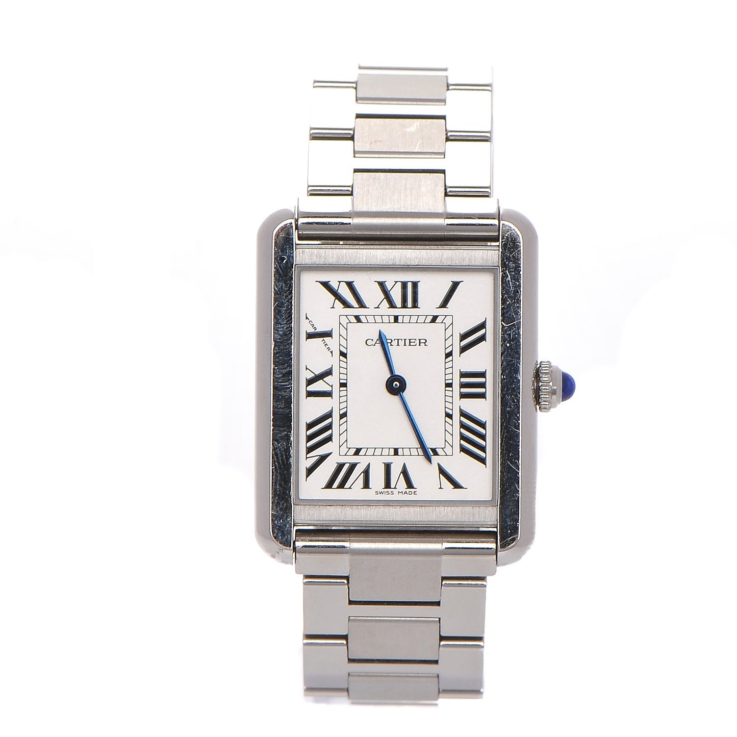 Stainless Steel 24mm Tank Solo Quartz Watch