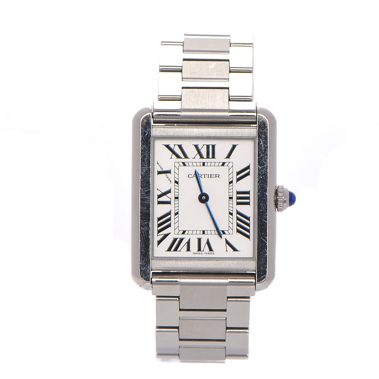 Cartier Stainless Steel 24mm Tank Solo Quartz Watch 1 of 9