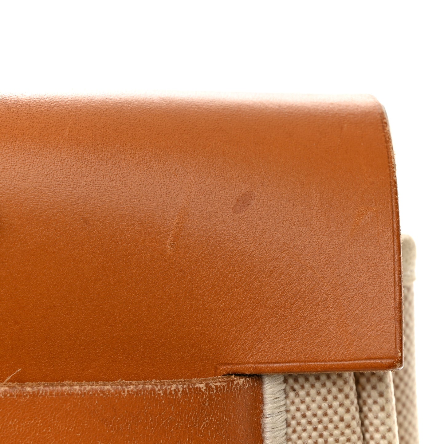 Toile Vache Calfskin Herbag 30 PM Backpack Natural