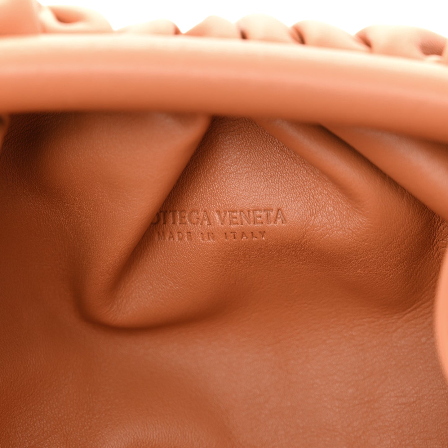 Butter Calfskin The Mini Pouch Clay